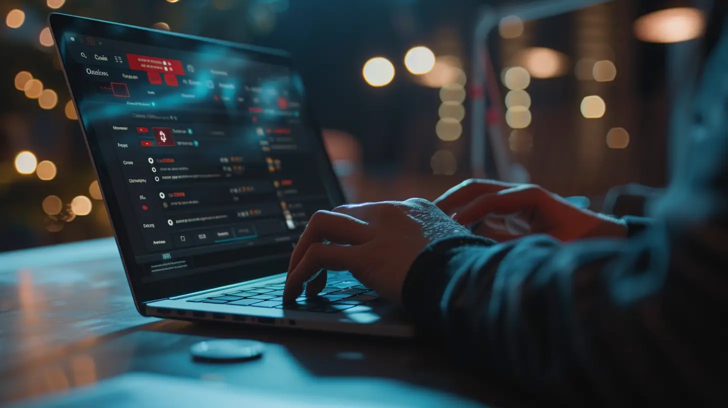 Person researching crypto casinos on Reddit, comparing real user discussions with fake affiliate recommendations on a laptop screen
